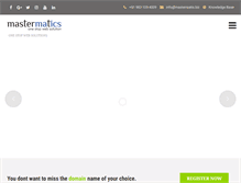 Tablet Screenshot of mastermatics.biz